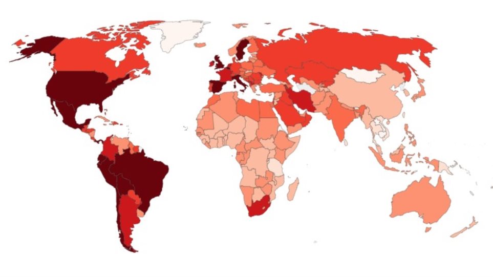 Κορωνοϊός: Ξεπέρασαν το ένα εκατομμύριο οι θάνατοι παγκοσμίως