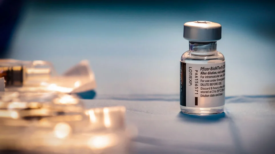 Εμβόλιο Pfizer: Στο 47% η αποτελεσματικότητα έναντι της Covid-19 μετά από πέντε μήνες