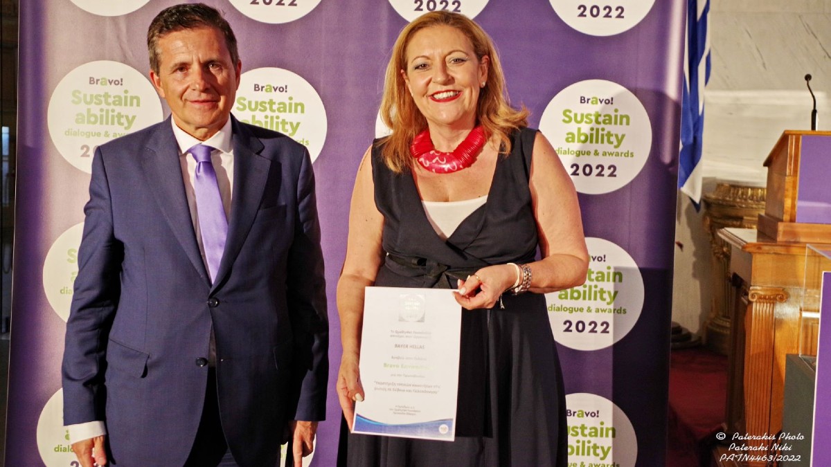 Bayer Ελλάς: Σημαντική διάκριση στα Bravo Sustainability Awards 2022